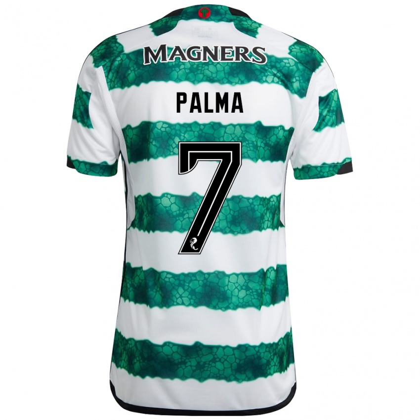 Mænd Luis Palma #7 Grøn Hjemmebane Spillertrøjer 2023/24 Trøje T-Shirt