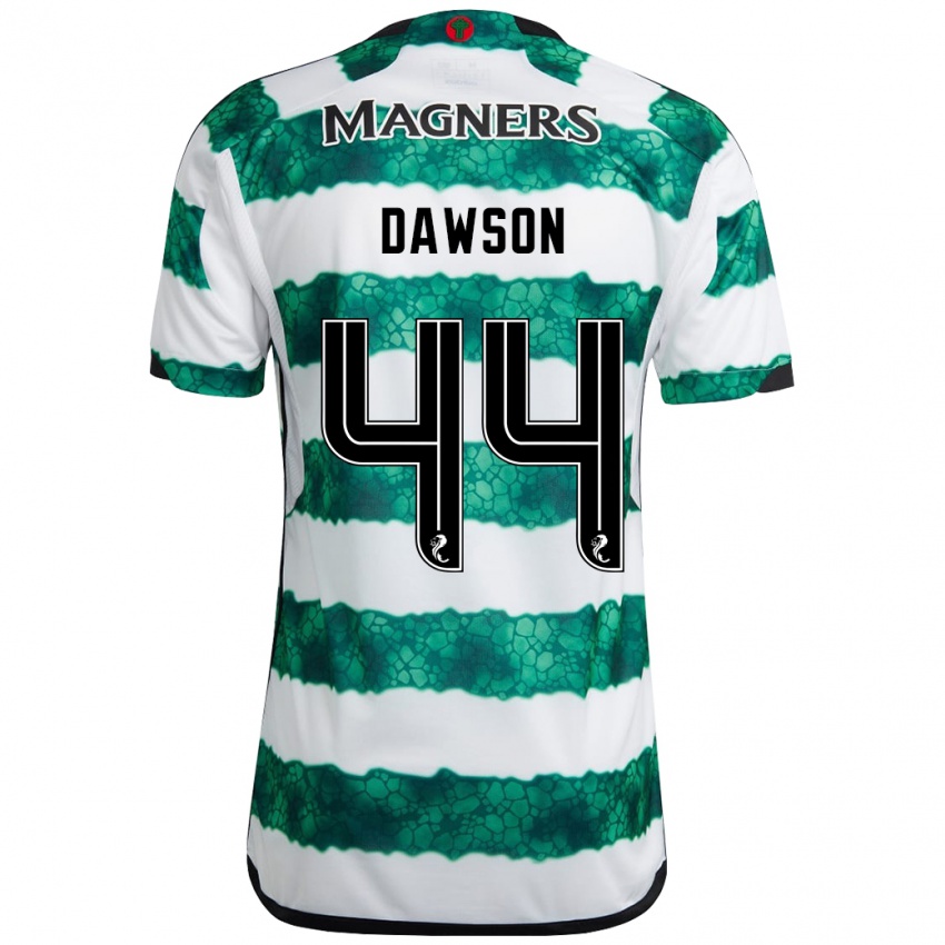 Mænd Joey Dawson #44 Grøn Hjemmebane Spillertrøjer 2023/24 Trøje T-Shirt