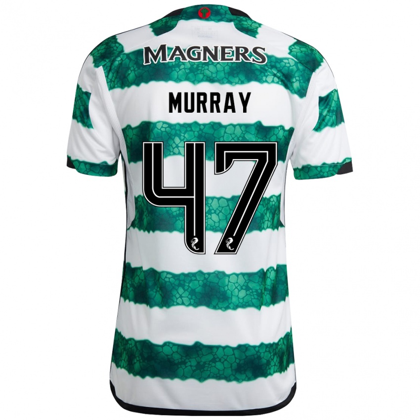 Mænd Dane Murray #47 Grøn Hjemmebane Spillertrøjer 2023/24 Trøje T-Shirt