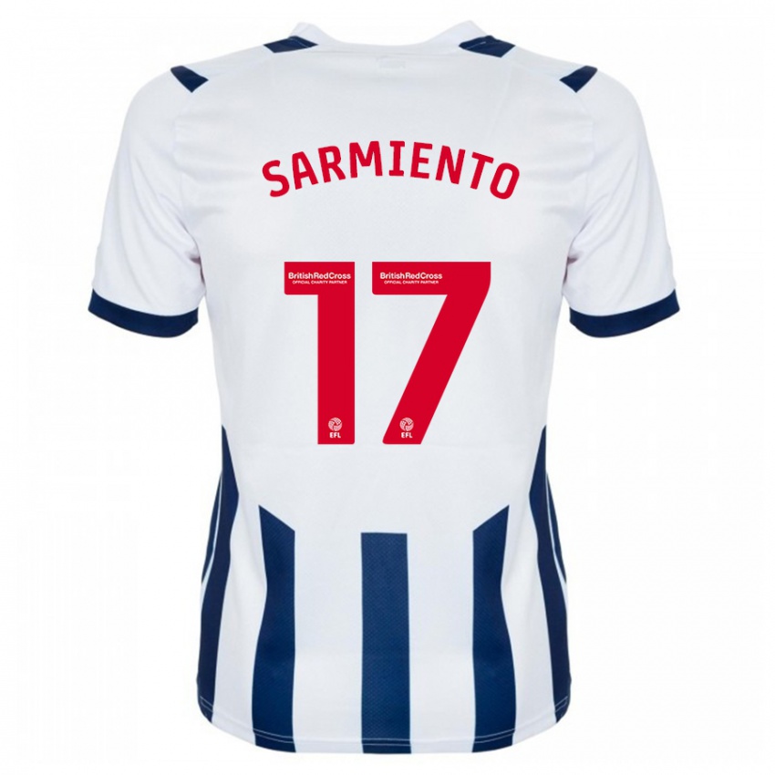 Mænd Jeremy Sarmiento #17 Hvid Hjemmebane Spillertrøjer 2023/24 Trøje T-Shirt