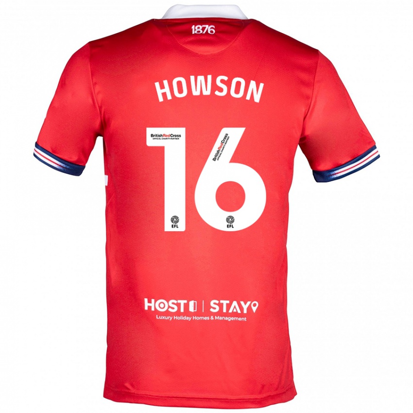 Mænd Jonathan Howson #16 Rød Hjemmebane Spillertrøjer 2023/24 Trøje T-Shirt