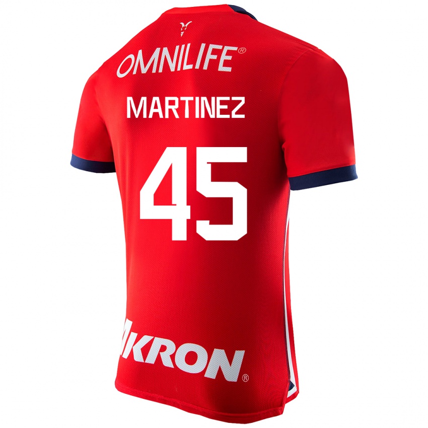 Mænd Raúl Martínez #45 Rød Hjemmebane Spillertrøjer 2023/24 Trøje T-Shirt