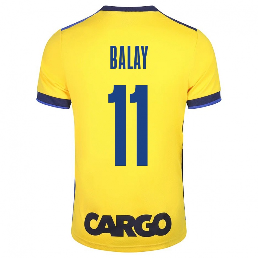 Mænd Yehuda Balay #11 Gul Hjemmebane Spillertrøjer 2023/24 Trøje T-Shirt