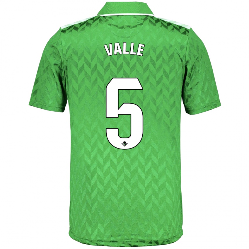 Mænd María Valle López #5 Grøn Udebane Spillertrøjer 2023/24 Trøje T-Shirt