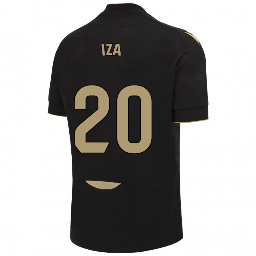 Mænd Iza Carcelén #20 Sort Udebane Spillertrøjer 2023/24 Trøje T-Shirt