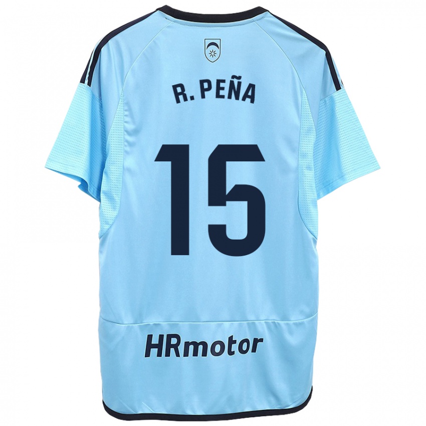 Mænd Ruben Pena #15 Blå Udebane Spillertrøjer 2023/24 Trøje T-Shirt