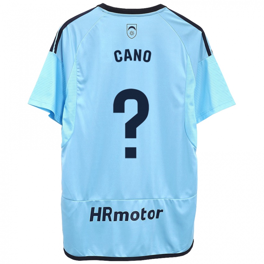 Mænd Javi Caño #0 Blå Udebane Spillertrøjer 2023/24 Trøje T-Shirt