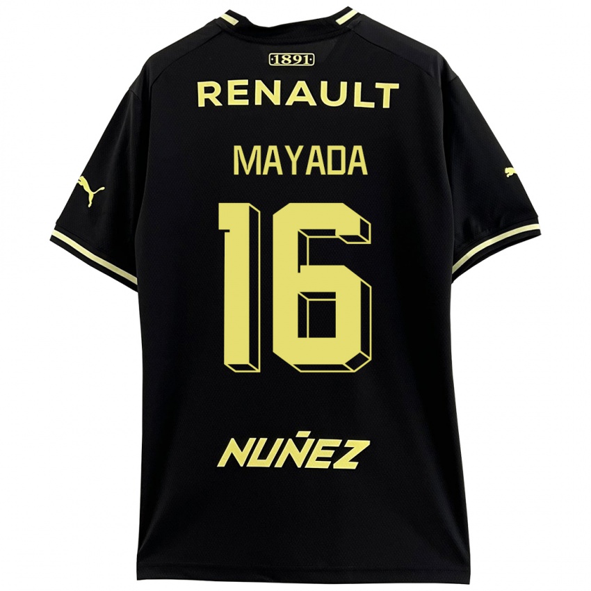 Mænd Camilo Mayada #16 Sort Udebane Spillertrøjer 2023/24 Trøje T-Shirt