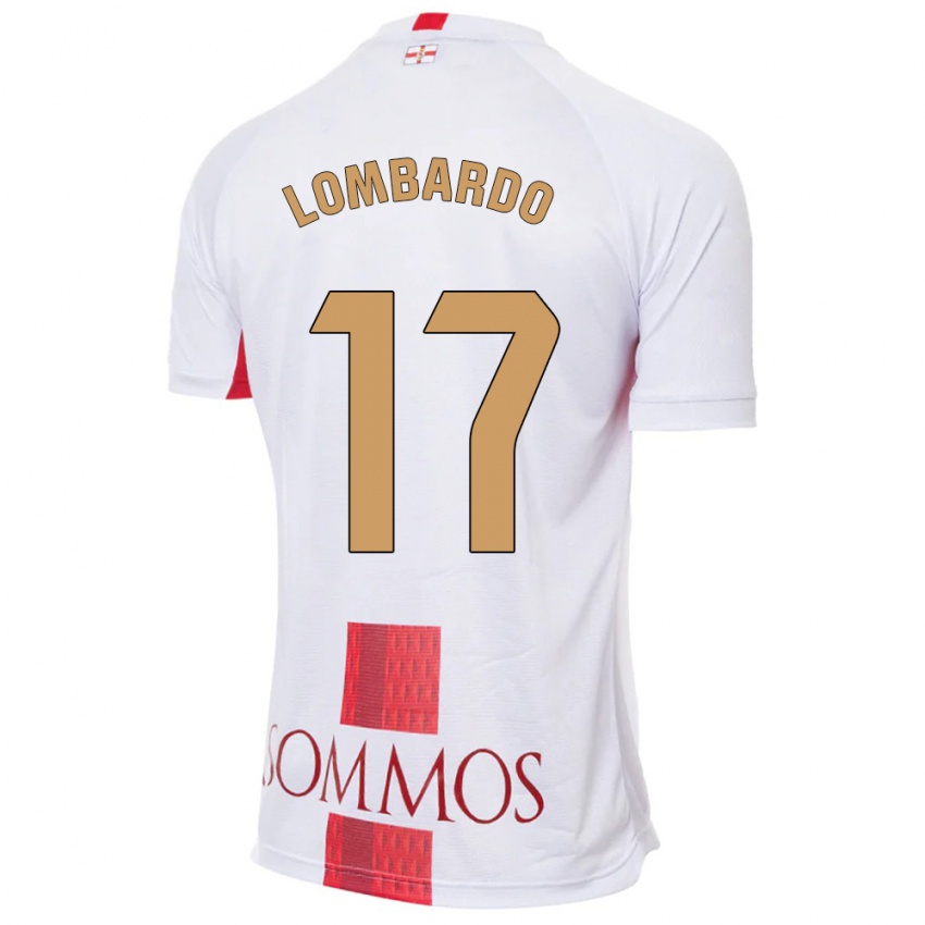 Mænd Enzo Lombardo #17 Hvid Udebane Spillertrøjer 2023/24 Trøje T-Shirt