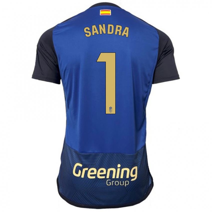 Mænd Sandra #1 Flåde Udebane Spillertrøjer 2023/24 Trøje T-Shirt