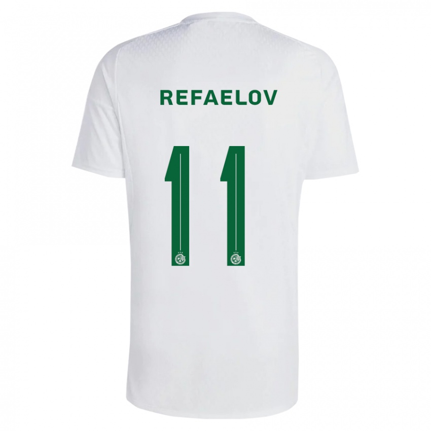 Mænd Lior Refaelov #11 Grøn Blå Udebane Spillertrøjer 2023/24 Trøje T-Shirt