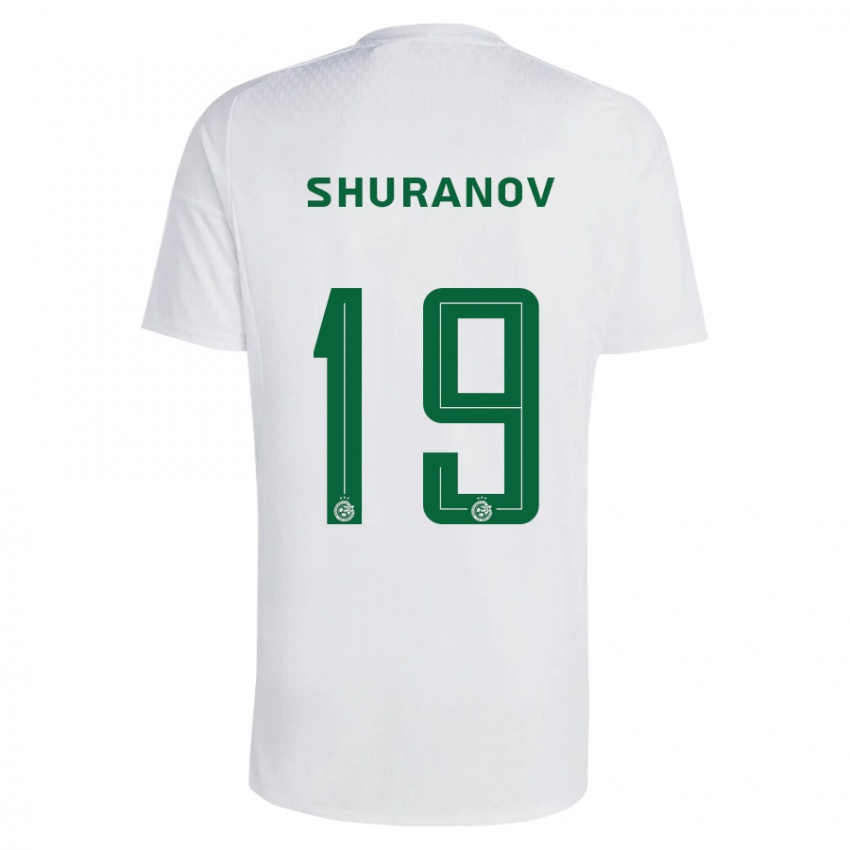 Mænd Erik Shuranov #19 Grøn Blå Udebane Spillertrøjer 2023/24 Trøje T-Shirt