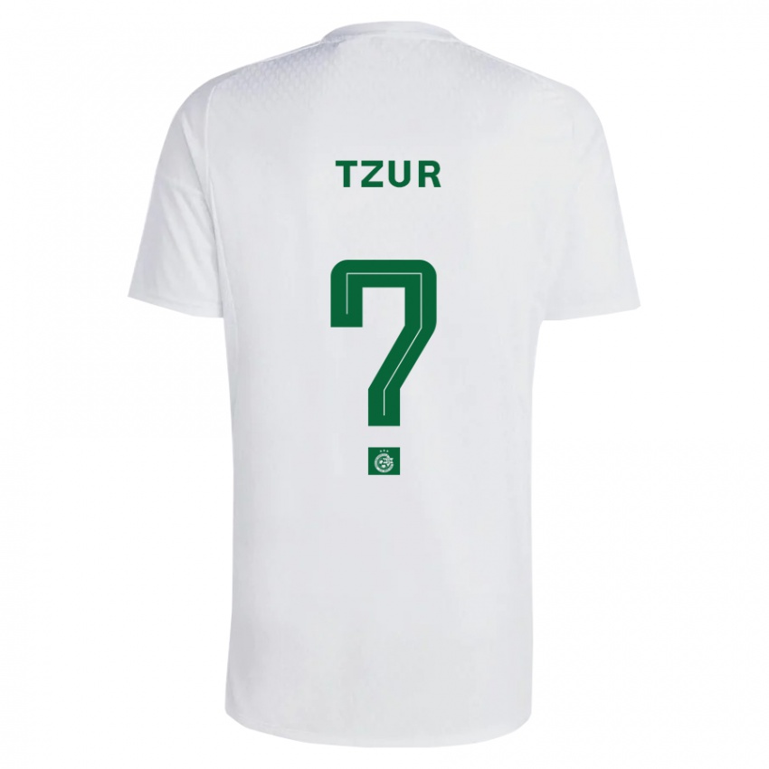 Mænd Adi Tzur #0 Grøn Blå Udebane Spillertrøjer 2023/24 Trøje T-Shirt