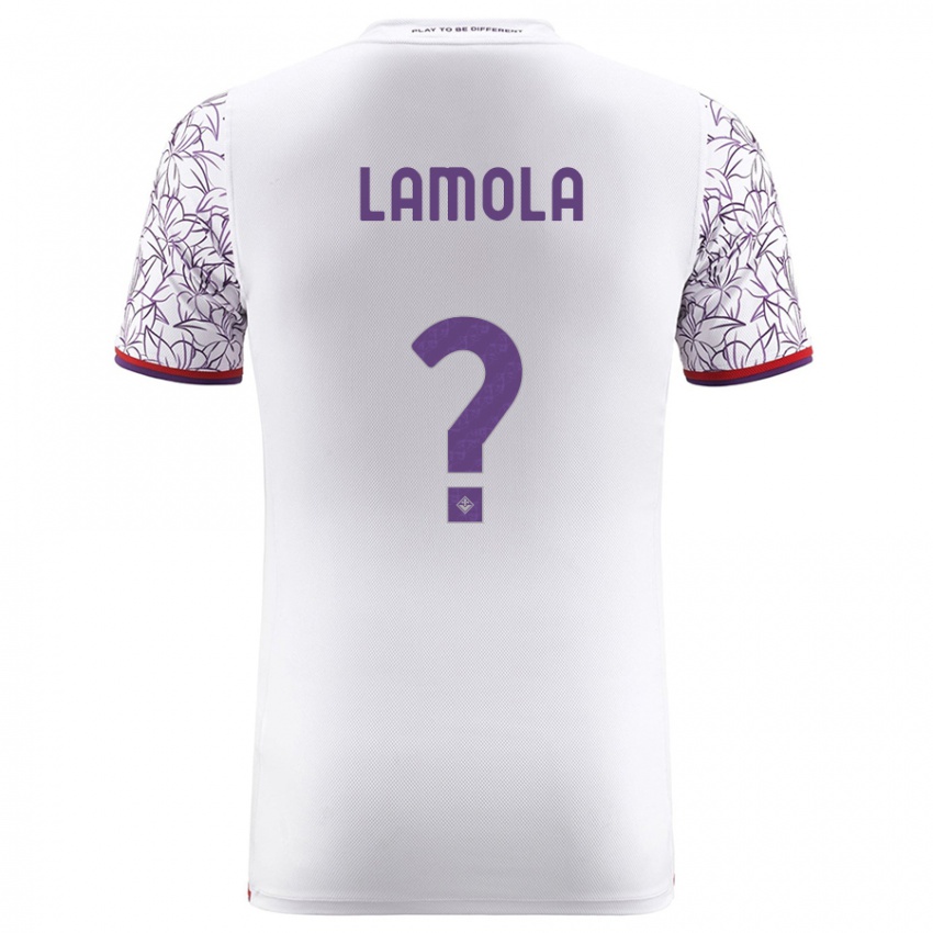 Mænd Lorenzo Lamola #0 Hvid Udebane Spillertrøjer 2023/24 Trøje T-Shirt