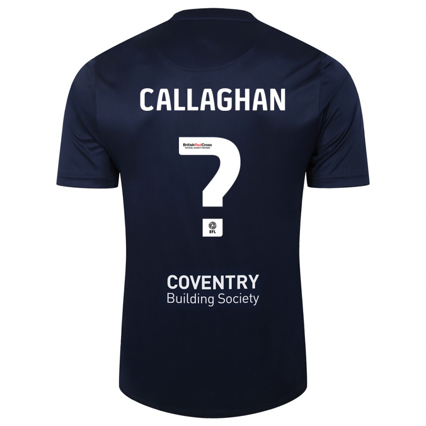 Mænd Charlie Callaghan #0 Rød Flåde Udebane Spillertrøjer 2023/24 Trøje T-Shirt