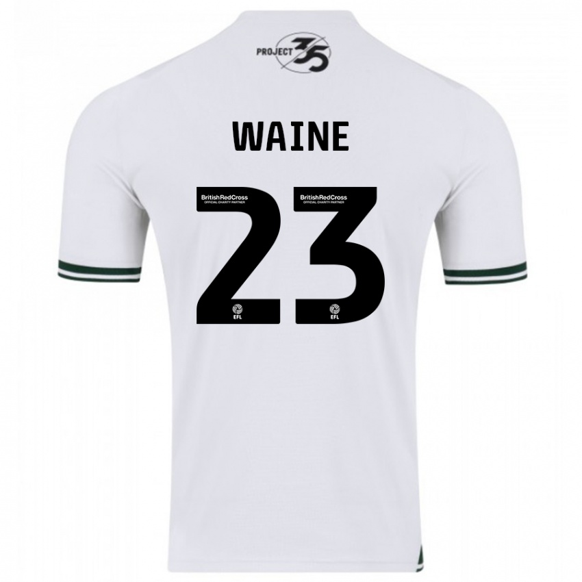 Mænd Ben Waine #23 Hvid Udebane Spillertrøjer 2023/24 Trøje T-Shirt