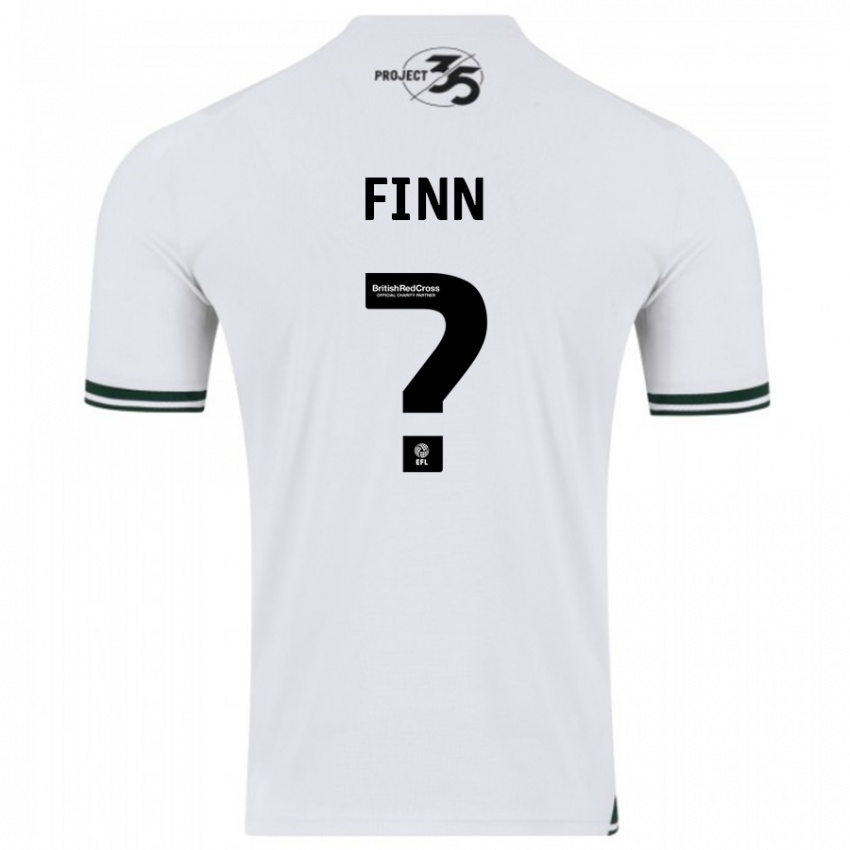 Mænd Tegan Finn #0 Hvid Udebane Spillertrøjer 2023/24 Trøje T-Shirt