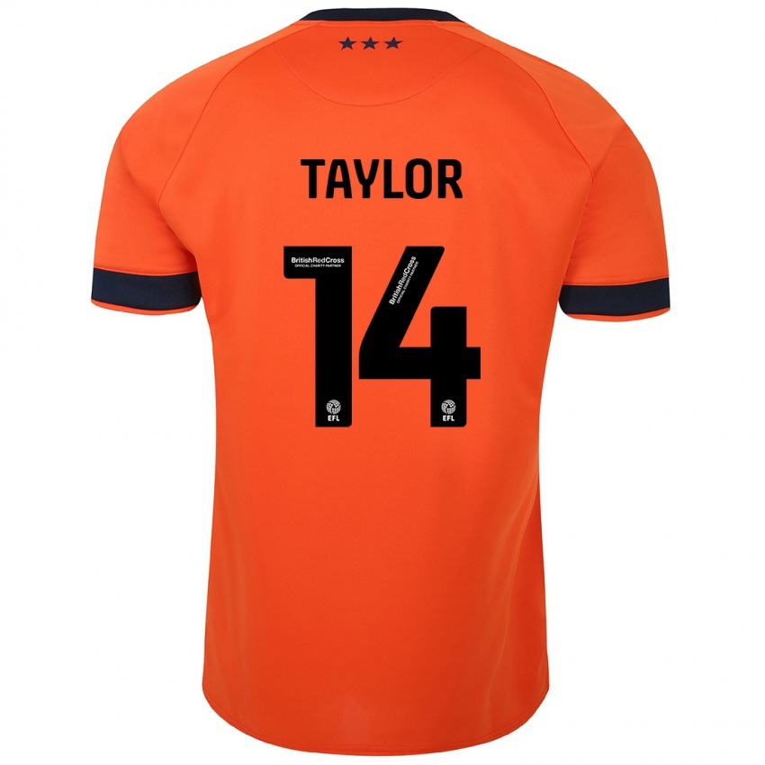 Mænd Jack Taylor #14 Appelsin Udebane Spillertrøjer 2023/24 Trøje T-Shirt