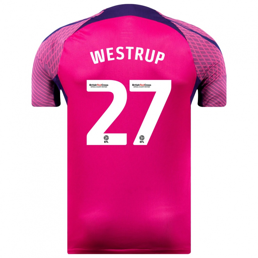 Mænd Brianna Westrup #27 Lilla Udebane Spillertrøjer 2023/24 Trøje T-Shirt