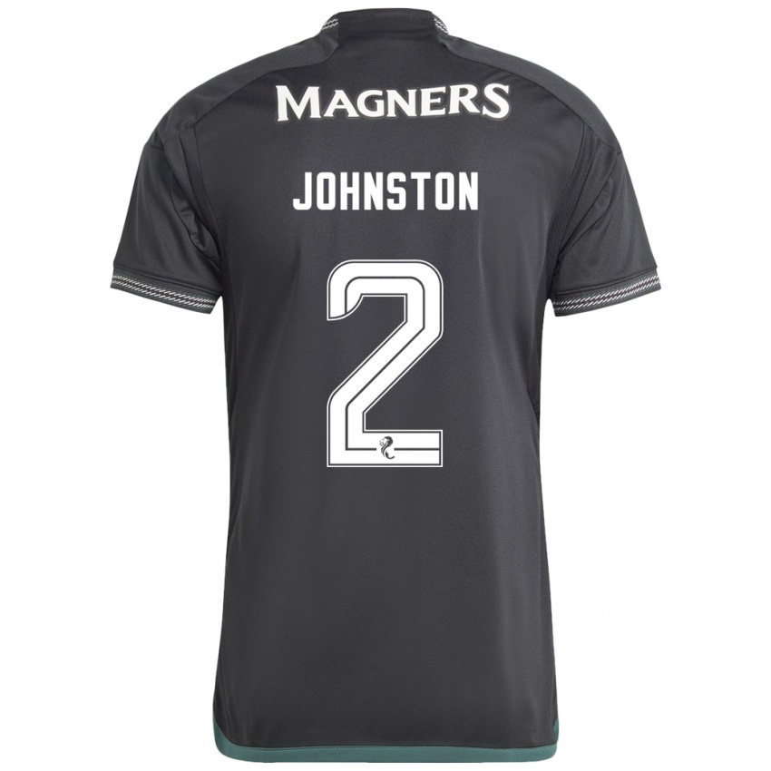 Mænd Alistair Johnston #2 Sort Udebane Spillertrøjer 2023/24 Trøje T-Shirt