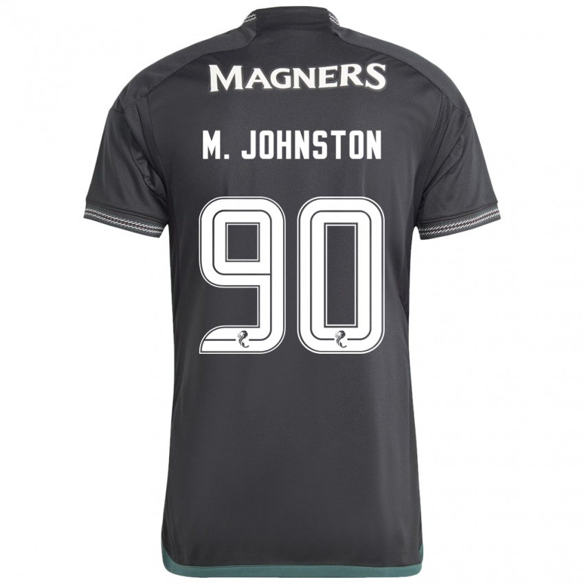 Mænd Mikey Johnston #90 Sort Udebane Spillertrøjer 2023/24 Trøje T-Shirt