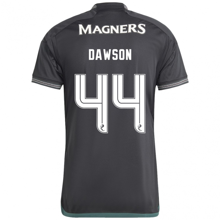 Mænd Joey Dawson #44 Sort Udebane Spillertrøjer 2023/24 Trøje T-Shirt