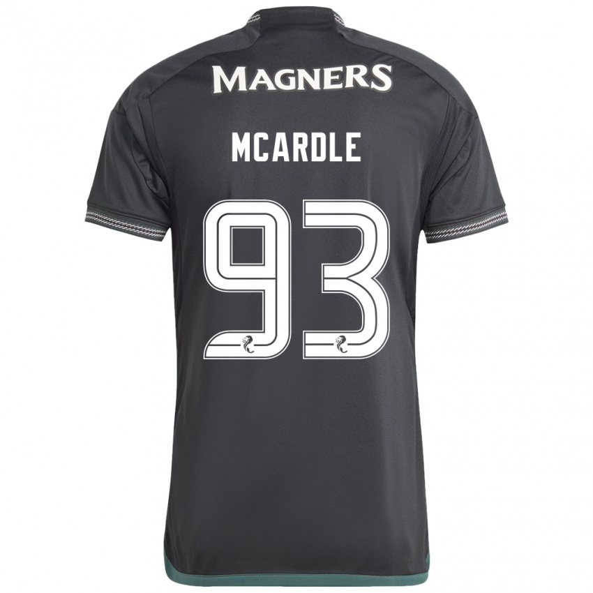 Mænd Sean Mcardle #93 Sort Udebane Spillertrøjer 2023/24 Trøje T-Shirt