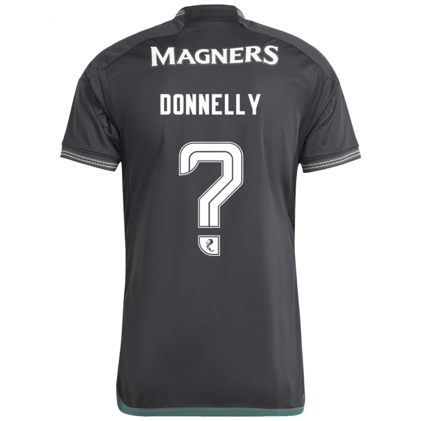 Mænd Jacob Donnelly #0 Sort Udebane Spillertrøjer 2023/24 Trøje T-Shirt