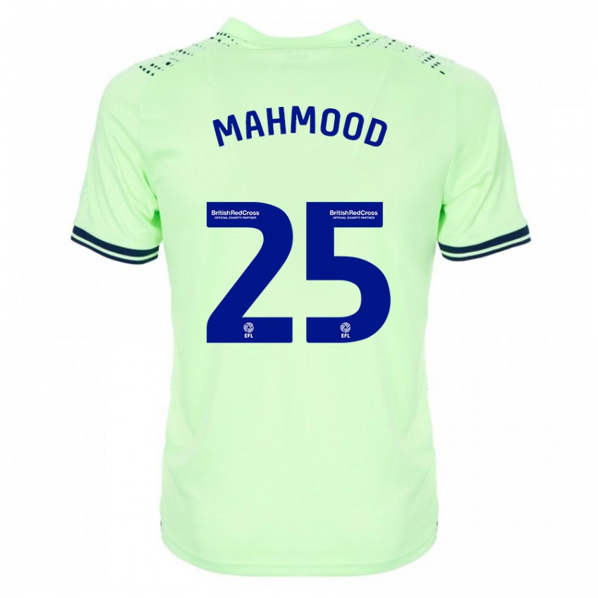 Mænd Mahmood #25 Flåde Udebane Spillertrøjer 2023/24 Trøje T-Shirt