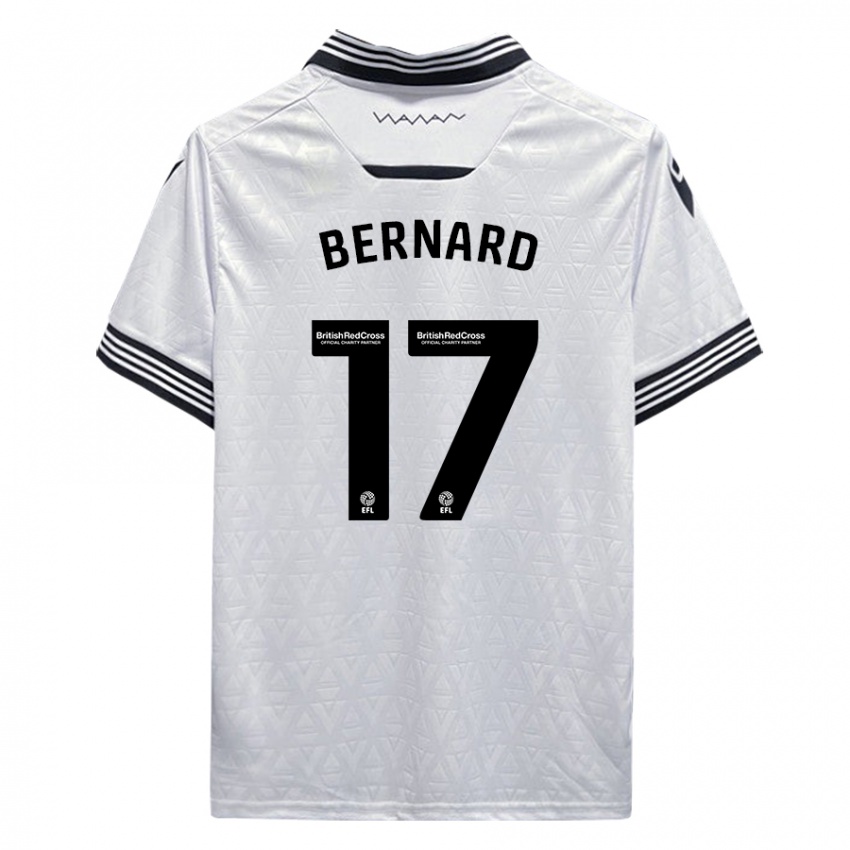 Mænd Di'shon Bernard #17 Hvid Udebane Spillertrøjer 2023/24 Trøje T-Shirt