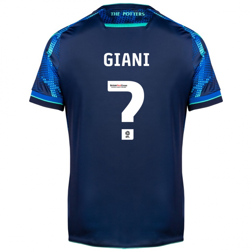 Mænd Laurence Giani #0 Flåde Udebane Spillertrøjer 2023/24 Trøje T-Shirt