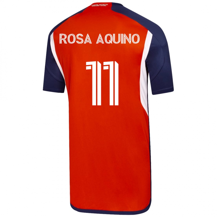 Mænd Rosa Aquino #11 Hvid Udebane Spillertrøjer 2023/24 Trøje T-Shirt