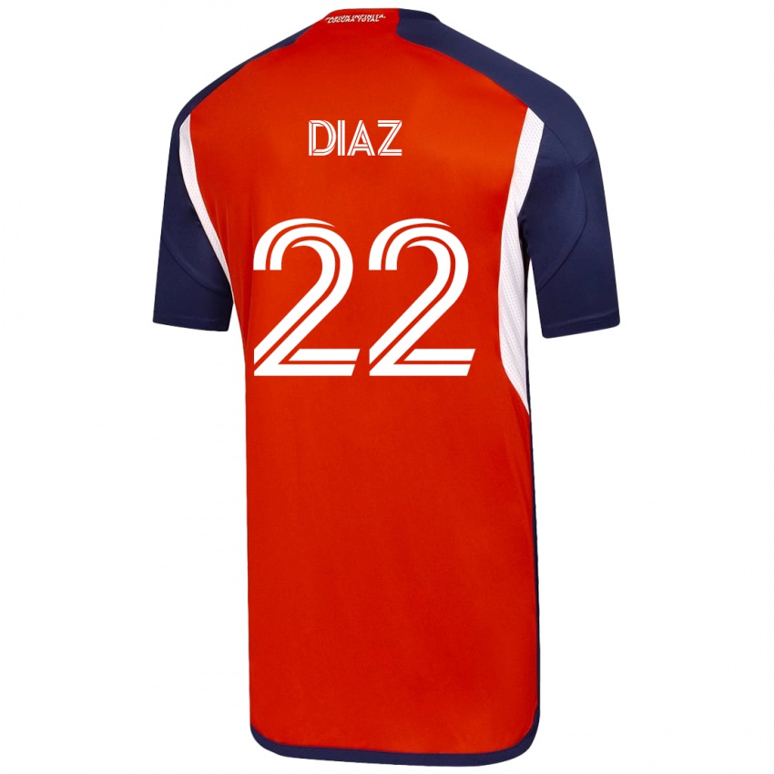 Mænd Valentina Díaz #22 Hvid Udebane Spillertrøjer 2023/24 Trøje T-Shirt