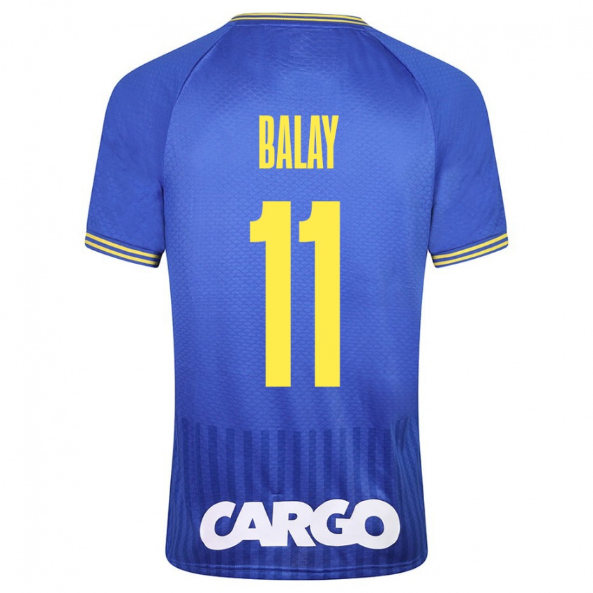Mænd Yehuda Balay #11 Blå Udebane Spillertrøjer 2023/24 Trøje T-Shirt