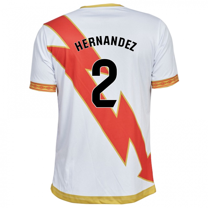 Kvinder Marco Hernández #2 Hvid Hjemmebane Spillertrøjer 2023/24 Trøje T-Shirt