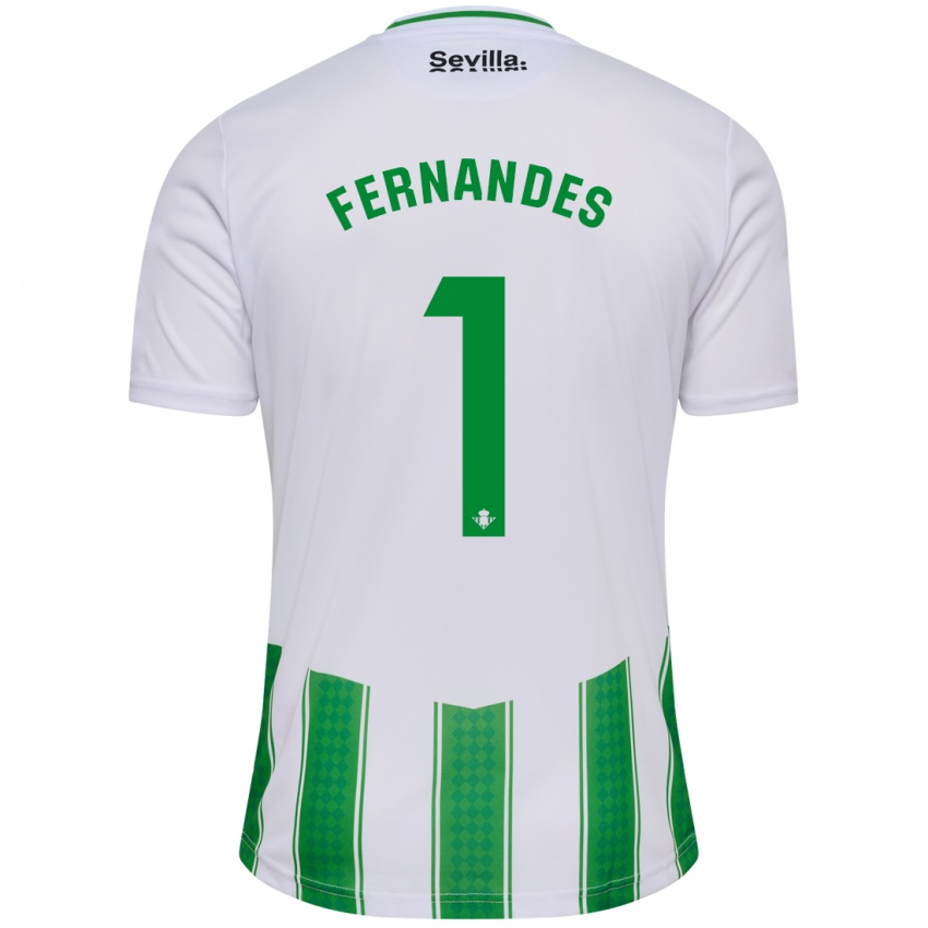 Kvinder Guilherme Fernandes #1 Hvid Hjemmebane Spillertrøjer 2023/24 Trøje T-Shirt