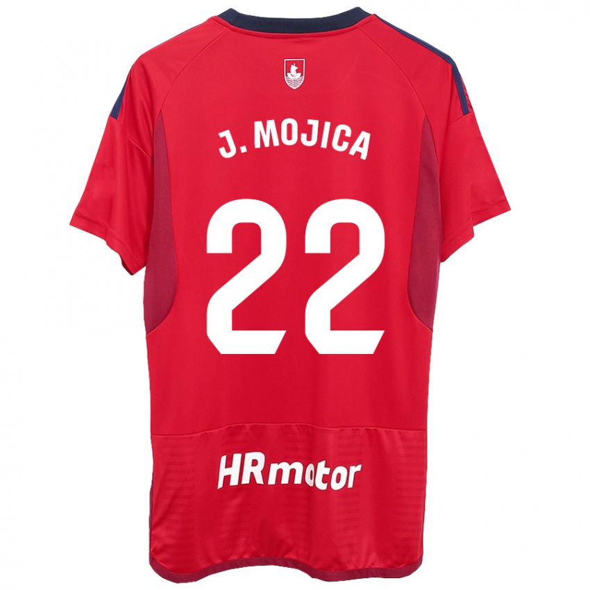 Kvinder Johan Mojica #22 Rød Hjemmebane Spillertrøjer 2023/24 Trøje T-Shirt