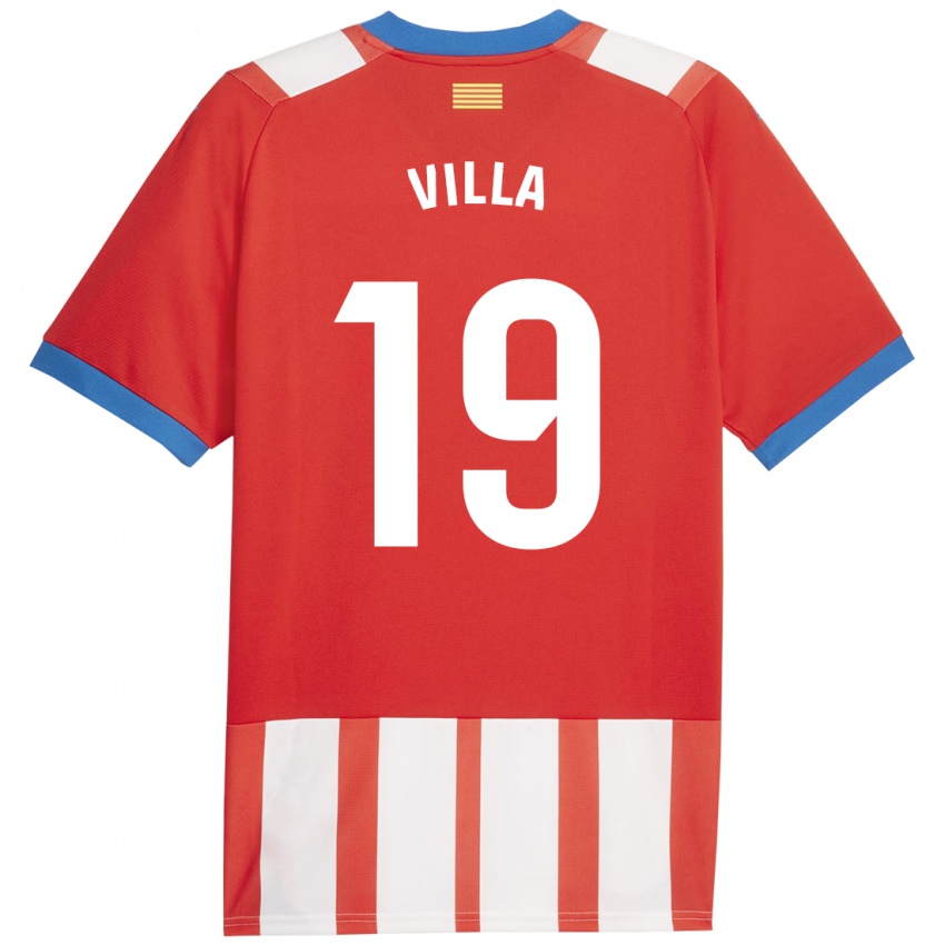 Kvinder Toni Villa #19 Rød Hvid Hjemmebane Spillertrøjer 2023/24 Trøje T-Shirt