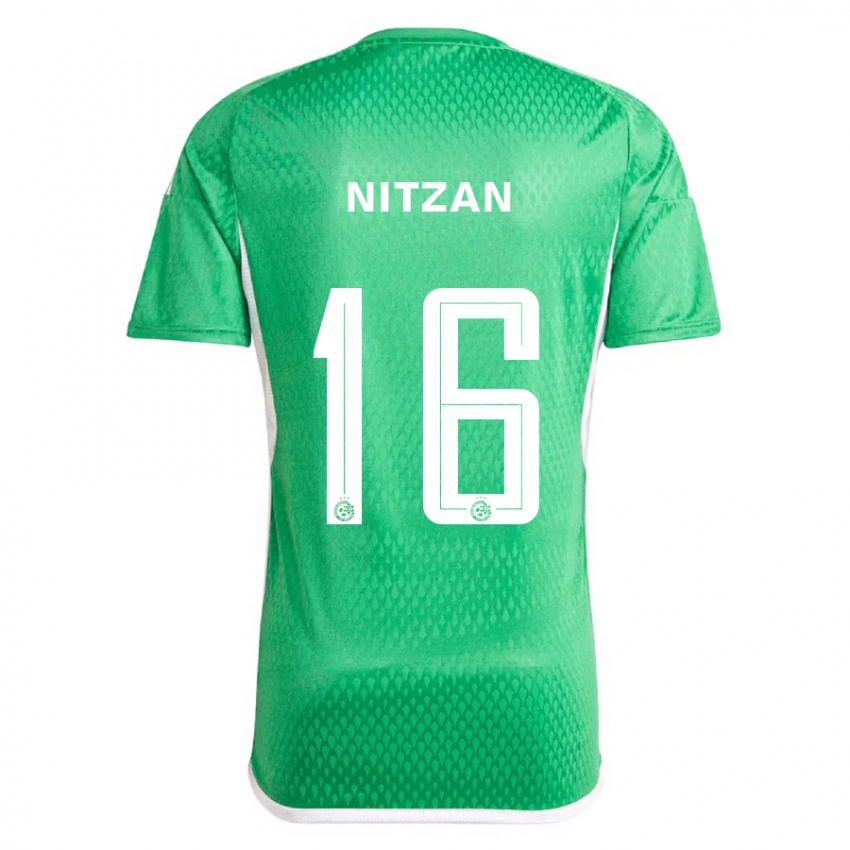 Kvinder Itamar Nitzan #16 Hvid Blå Hjemmebane Spillertrøjer 2023/24 Trøje T-Shirt