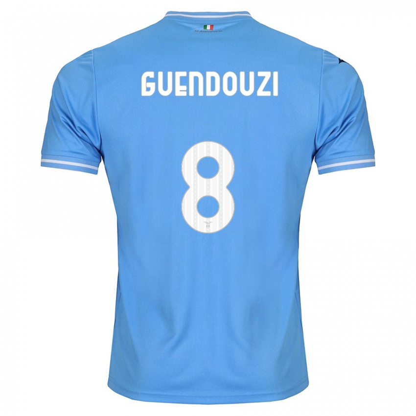 Kvinder Matteo Guendouzi #8 Blå Hjemmebane Spillertrøjer 2023/24 Trøje T-Shirt