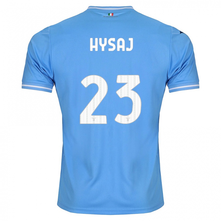 Kvinder Elseid Hysaj #23 Blå Hjemmebane Spillertrøjer 2023/24 Trøje T-Shirt