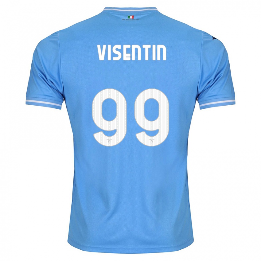 Kvinder Noemi Visentin #99 Blå Hjemmebane Spillertrøjer 2023/24 Trøje T-Shirt