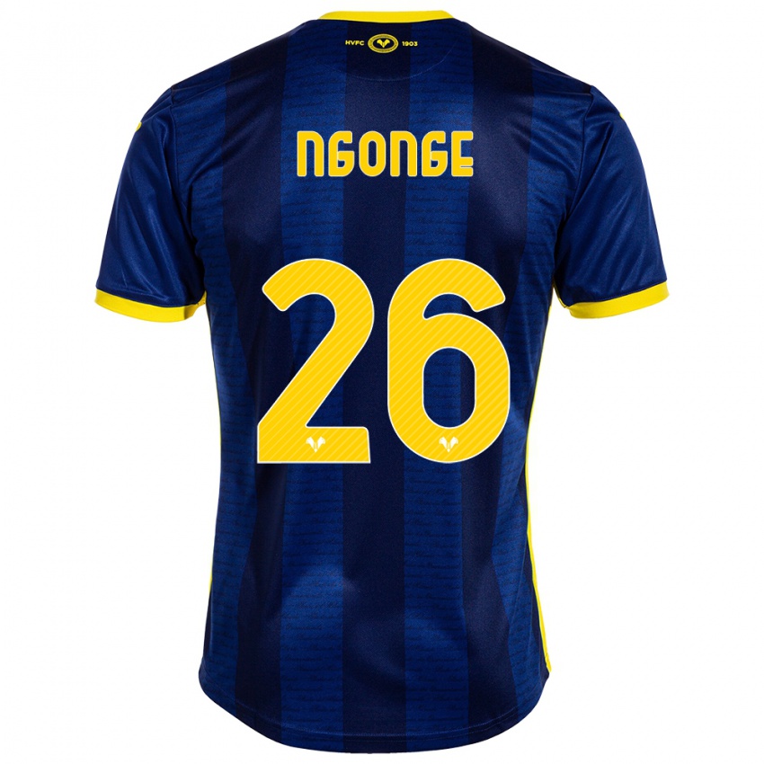 Kvinder Cyril Ngonge #26 Flåde Hjemmebane Spillertrøjer 2023/24 Trøje T-Shirt