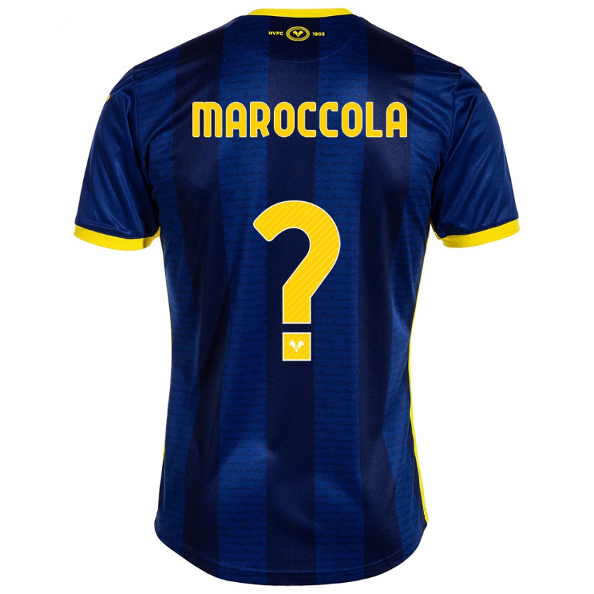 Kvinder Francesco Maroccola #0 Flåde Hjemmebane Spillertrøjer 2023/24 Trøje T-Shirt