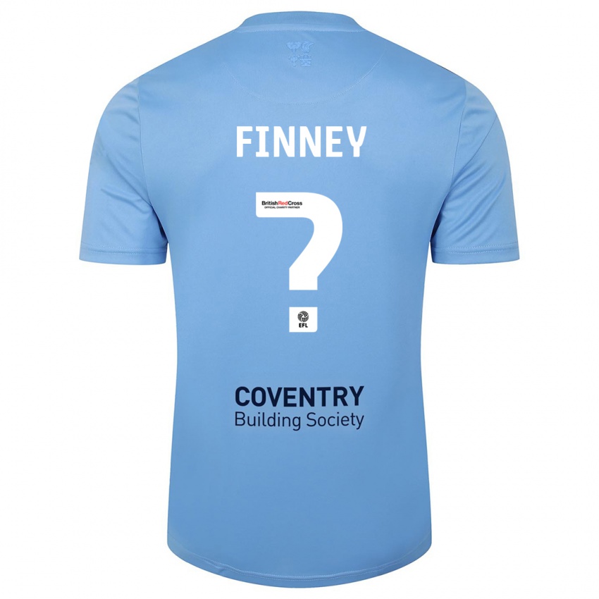 Kvinder Charlie Finney #0 Himmelblå Hjemmebane Spillertrøjer 2023/24 Trøje T-Shirt