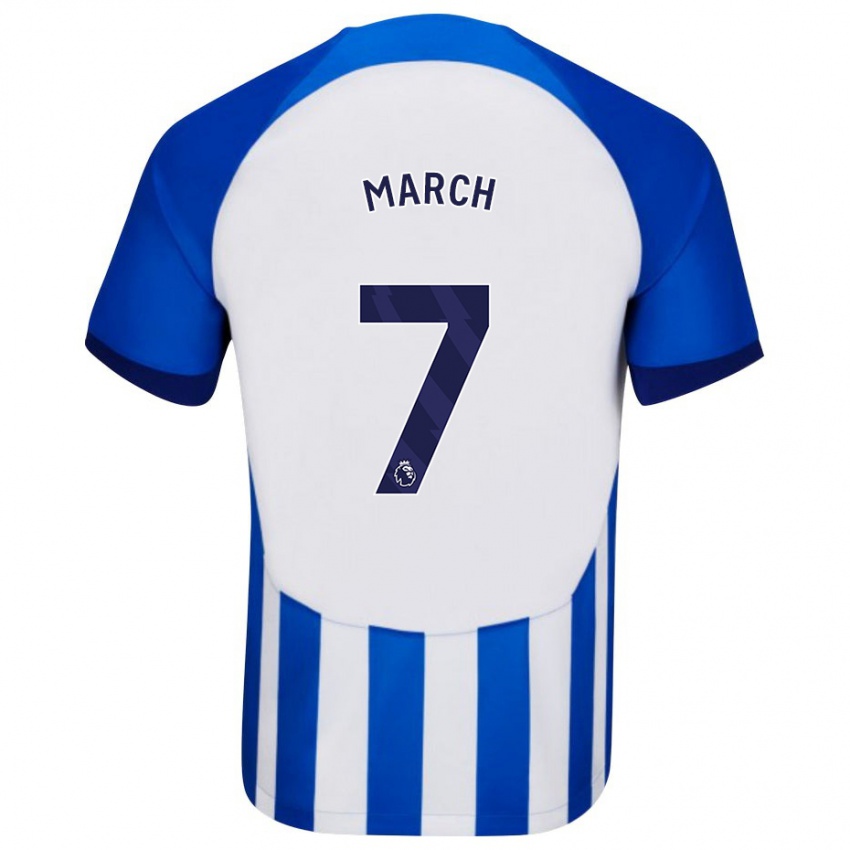 Kvinder Solly March #7 Blå Hjemmebane Spillertrøjer 2023/24 Trøje T-Shirt