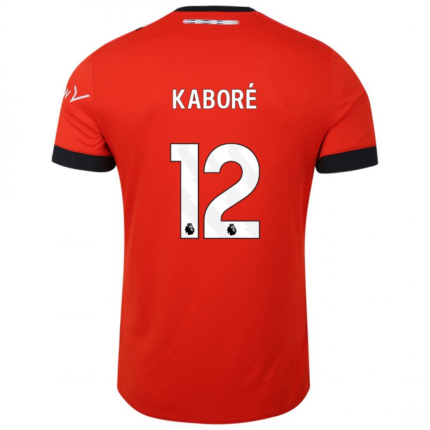 Kvinder Issa Kabore #12 Rød Hjemmebane Spillertrøjer 2023/24 Trøje T-Shirt