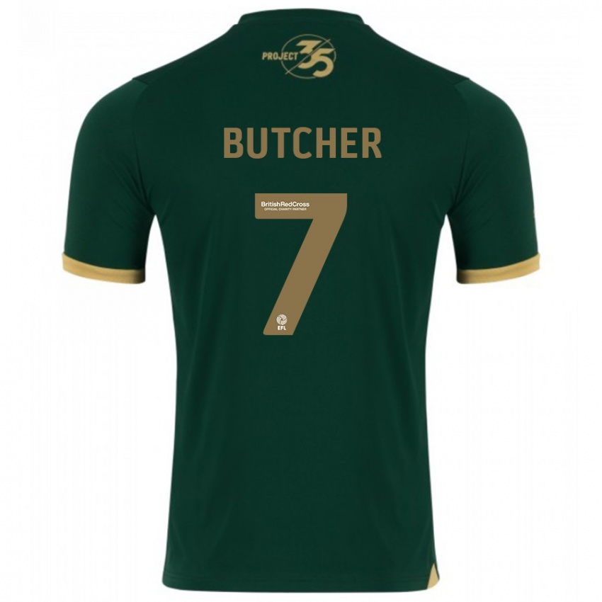 Kvinder Matt Butcher #7 Grøn Hjemmebane Spillertrøjer 2023/24 Trøje T-Shirt