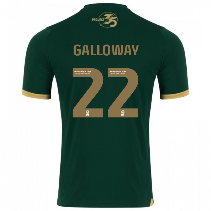 Kvinder Brendan Galloway #22 Grøn Hjemmebane Spillertrøjer 2023/24 Trøje T-Shirt