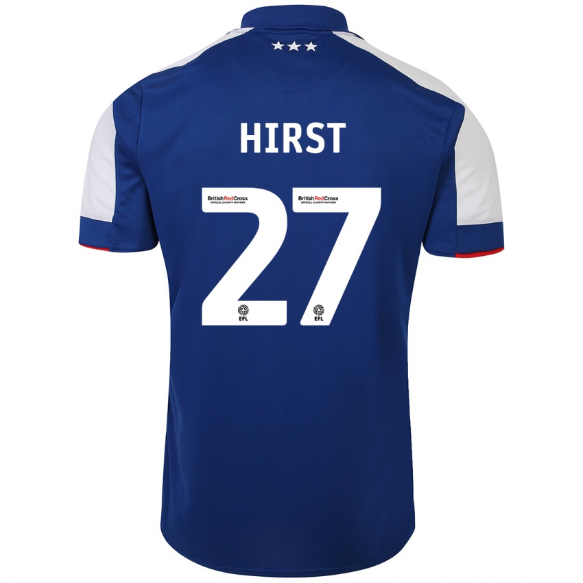 Kvinder George Hirst #27 Blå Hjemmebane Spillertrøjer 2023/24 Trøje T-Shirt